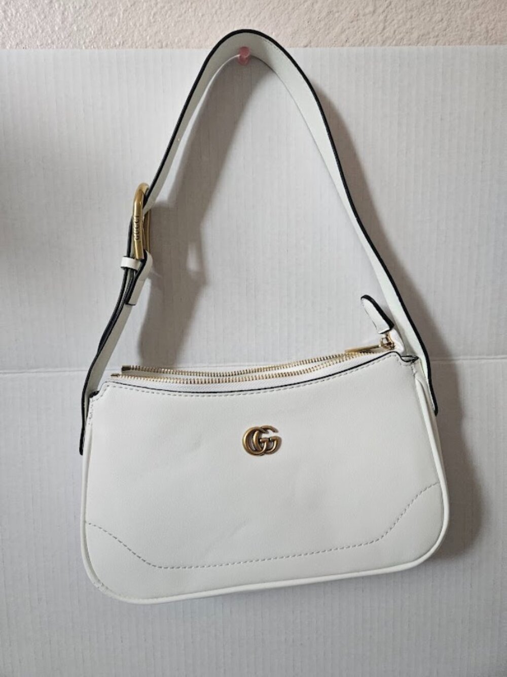 Soft White and Gold Shoulder bag